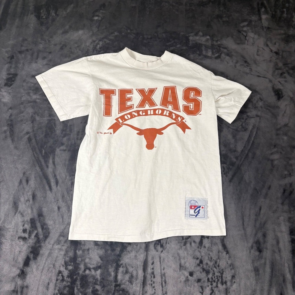 The Game T-Shirt Unisex Medium White Texas Longhorns Vintage Made in USA